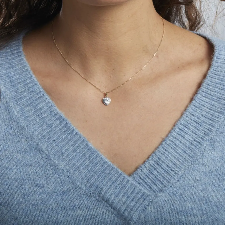 Sale Histoire d'Or Collier Dari Or Blanc Oxyde De Zirconium