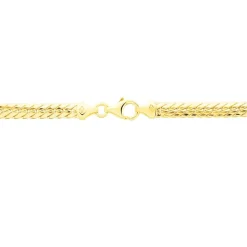 Hot Histoire d'Or Collier Doline Maille Anglaise or jaune