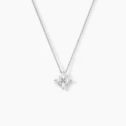 Sale Histoire d'Or Collier Eclat Argent Blanc Oxyde De Zirconium