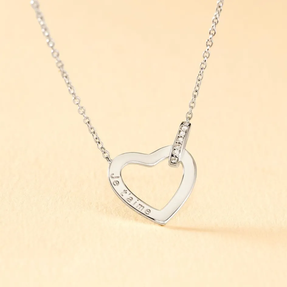 Online Histoire d'Or Collier Elanda De Zirconium argent blanc oxyde