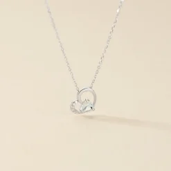 Histoire d'Or Collier Eliana Or Blanc Topaze Et Oxyde De Zirconium* Colliers|Colliers