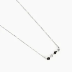 Outlet Histoire d'Or Collier Enid Or Blanc Diamant