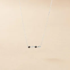 Outlet Histoire d'Or Collier Enid Or Blanc Diamant