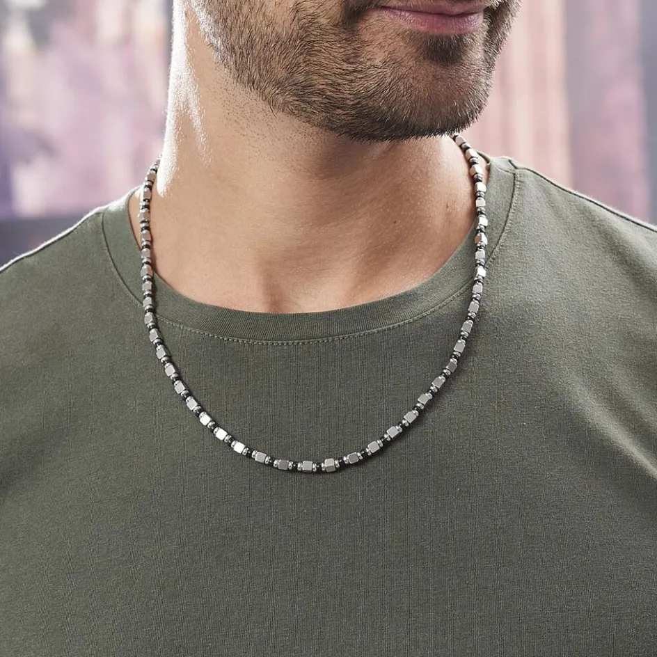 Outlet Histoire d'Or Collier Ephrem Acier Bicolore