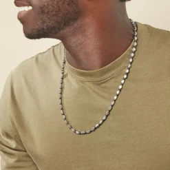 Outlet Histoire d'Or Collier Ephrem Acier Bicolore