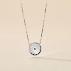 Histoire d'Or Collier Erina Argent Blanc Nacre Oxyde De Zirconium* Colliers|Colliers