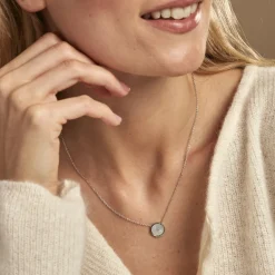 Histoire d'Or Collier Erina Argent Blanc Nacre Oxyde De Zirconium* Colliers|Colliers