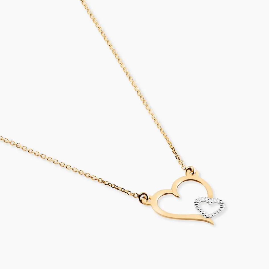 Clearance Histoire d'Or Collier Estello Or Bicolore