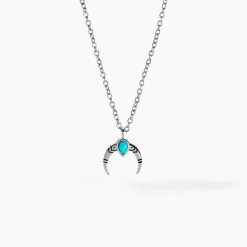 Sale Histoire d'Or Collier Estrid Argent Blanc Turquoise