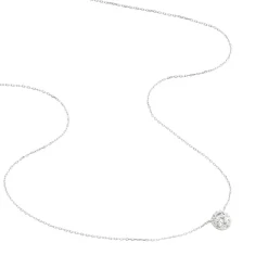 Sale Histoire d'Or Collier Eurycide Or Blanc Oxyde De Zirconium