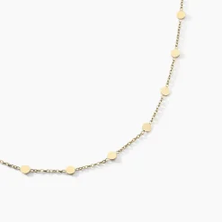 Outlet Histoire d'Or Collier Eva Acier Jaune