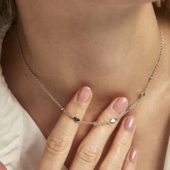 Best Histoire d'Or Collier Fancy Argent Blanc