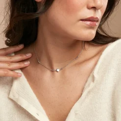 Sale Histoire d'Or Collier Fancy Argent Blanc