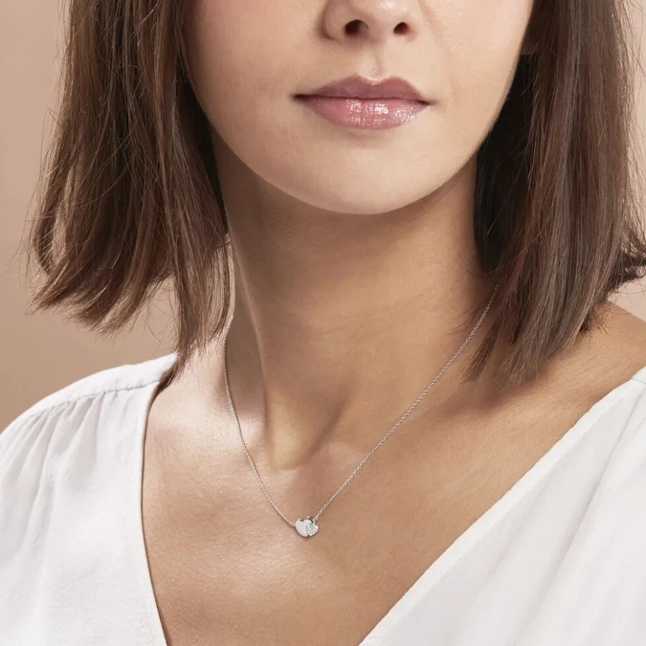 Best Histoire d'Or Collier Flamen Argent Blanc Oxyde De Zirconium