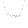 Outlet Histoire d'Or Collier Folia Argent Blanc