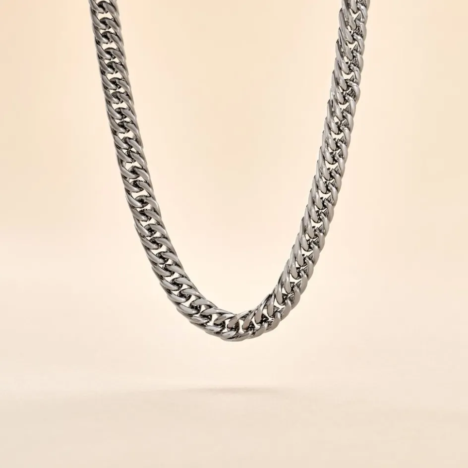 Sale Histoire d'Or Collier Frederic Acier Blanc