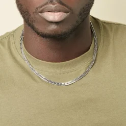 Sale Histoire d'Or Collier Frederic Acier Blanc