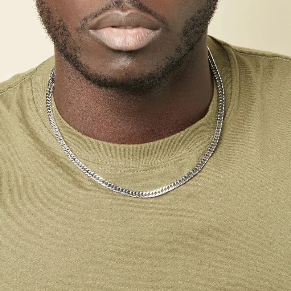 Sale Histoire d'Or Collier Frederic Acier Blanc