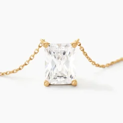 Outlet Histoire d'Or Collier Gatsby Or Jaune Oxyde De Zirconium