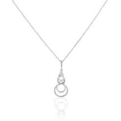 Best Histoire d'Or Collier Greta Argent Blanc