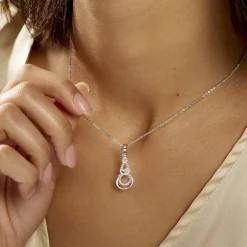 Best Histoire d'Or Collier Greta Argent Blanc