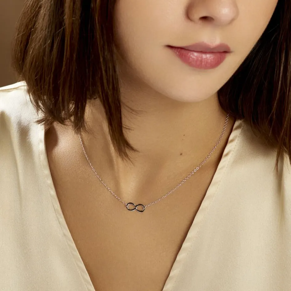 Outlet Histoire d'Or Collier Helsa Argent Blanc