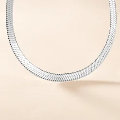 Clearance Histoire d'Or Collier Hera Melitta acier blanc