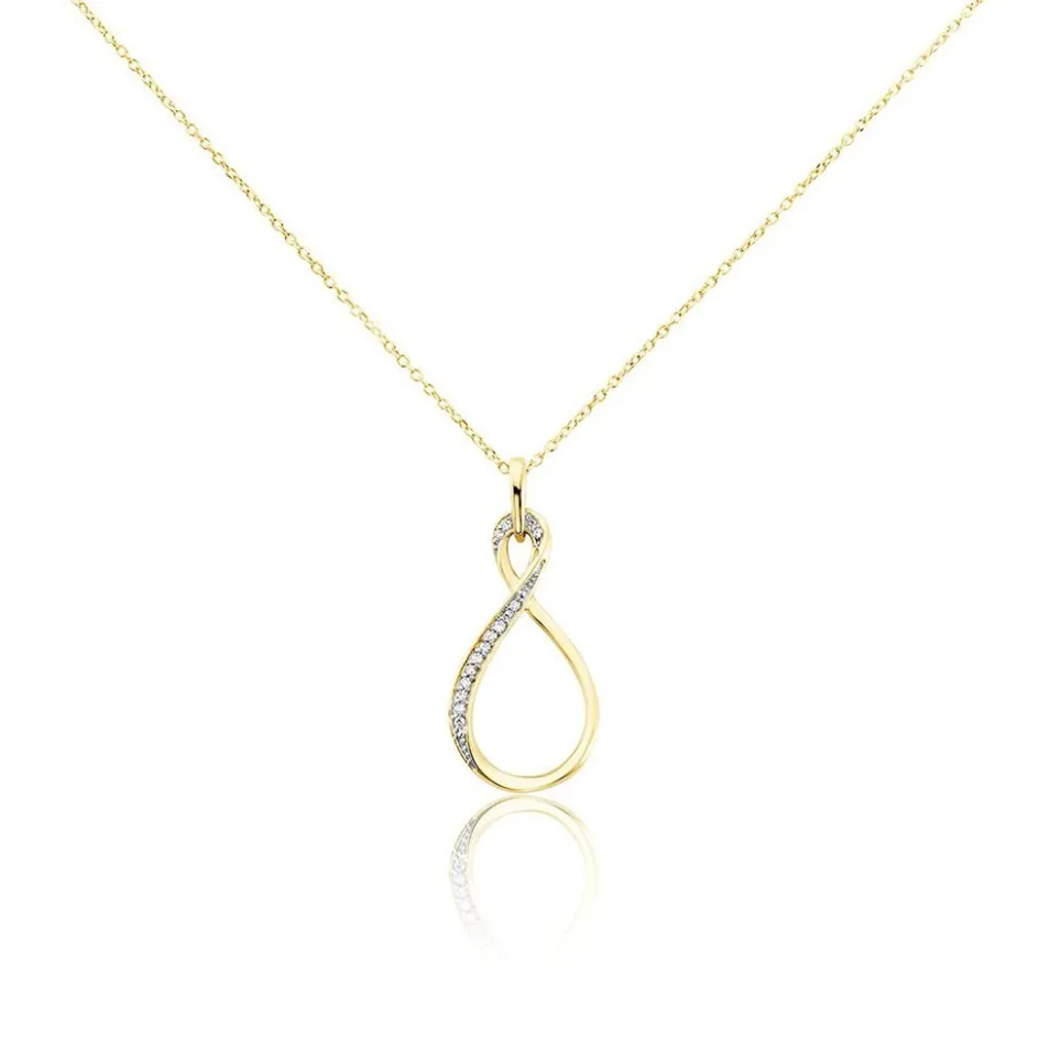 Best Histoire d'Or Collier Ilan Or Jaune Diamant