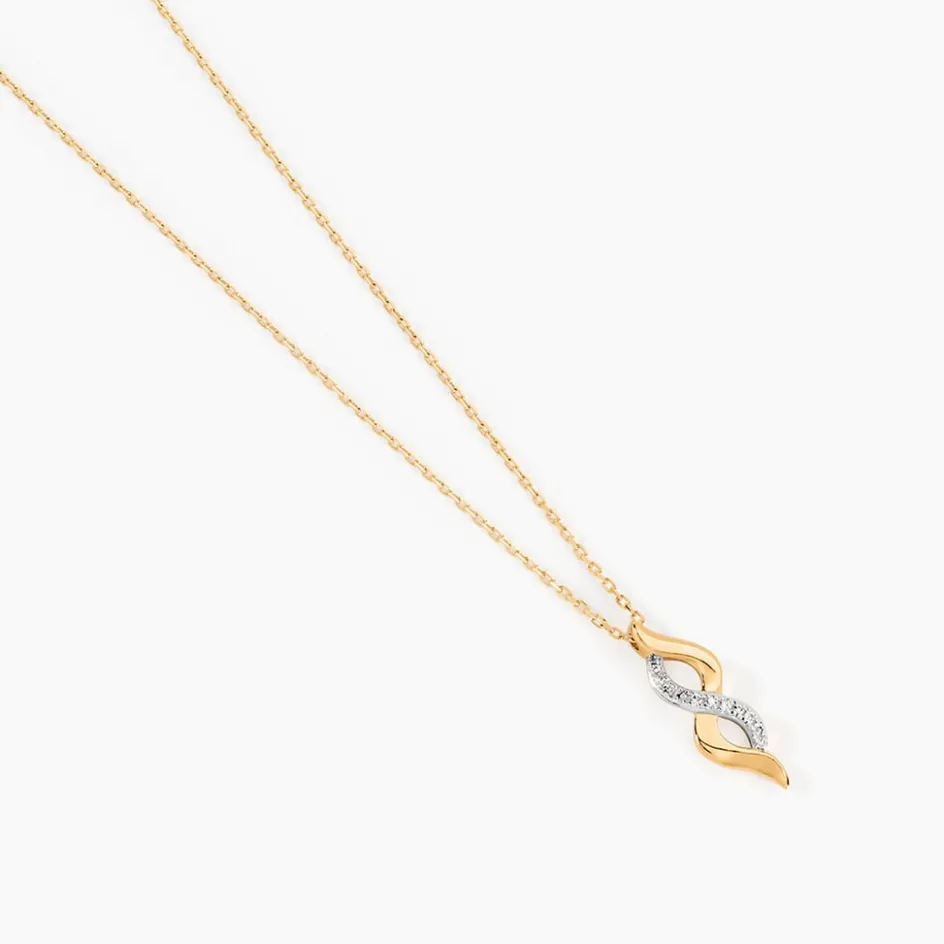 Clearance Histoire d'Or Collier Ilarione Or Jaune Diamant