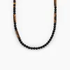 JOURDAN Collier Jaycob Autres Noir Agate Quartz* Colliers|Colliers