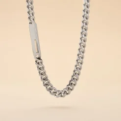 JOURDAN Collier Olympe Acier Blanc* Colliers|Colliers