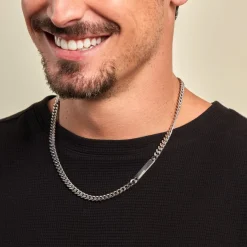 JOURDAN Collier Olympe Acier Blanc* Colliers|Colliers