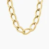 Outlet Histoire d'Or Collier Justinien Acier Doré