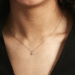 Sale Histoire d'Or Collier Kadidjatou Or Rose Oxyde De Zirconium