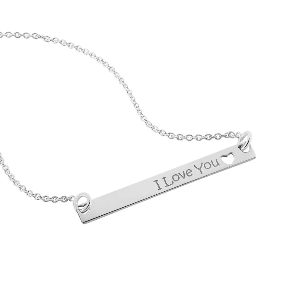 Histoire d'Or Collier Kamile argent blanc