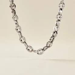 Outlet Histoire d'Or Collier Kresten Acier Argenté