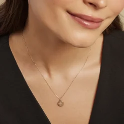 Clearance Histoire d'Or Collier Kristian Or Jaune Diamant