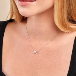 Histoire d'Or Collier Laurine Argent Blanc Oxyde De Zirconium* Colliers|Colliers