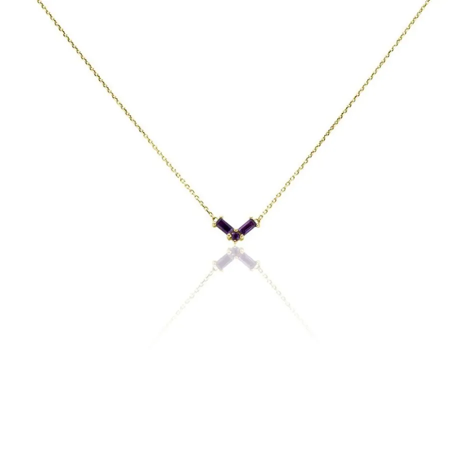 Clearance Histoire d'Or Collier Lavender Or Jaune Améthyste or jaune améthyste violet