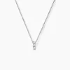 Clearance Histoire d'Or Collier Leala Argent Blanc Oxyde De Zirconium