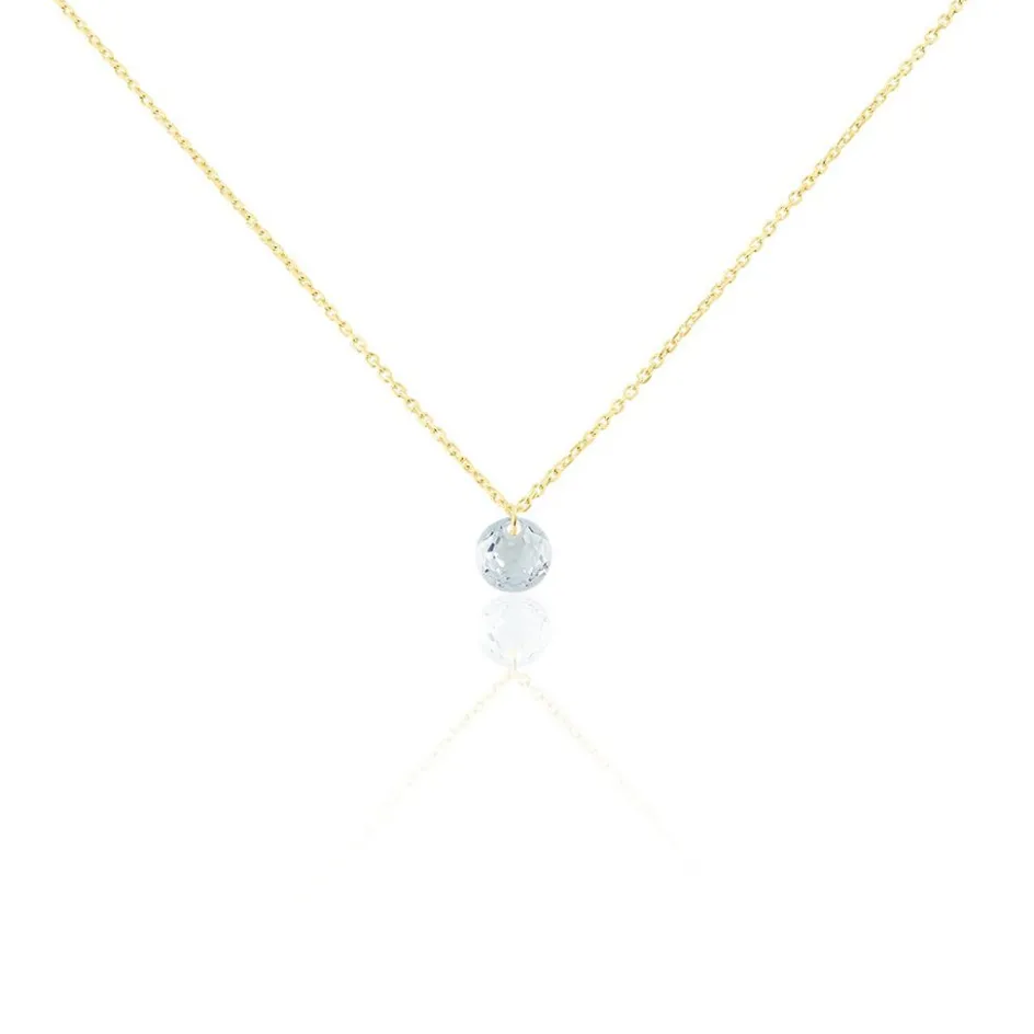 Online Histoire d'Or Collier Les Audacieuses Or Jaune Topaze or jaune topaze azur