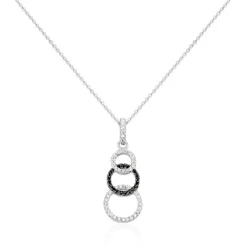 Outlet Histoire d'Or Collier Liyana Argent Blanc Oxyde De Zirconium