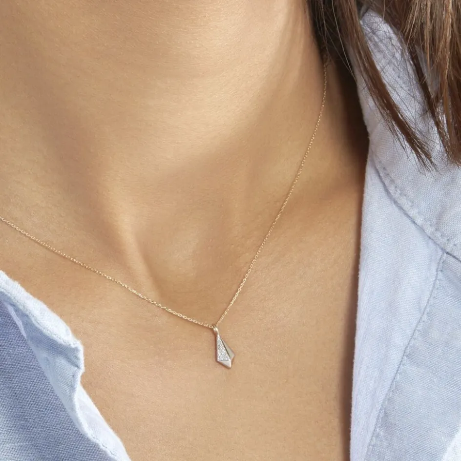 Clearance Histoire d'Or Collier Lizia Or Jaune Diamant