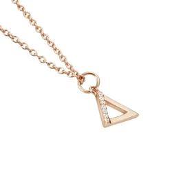 Histoire d'Or Collier Lorena Argent Rose Oxyde De Zirconium* Colliers|Colliers