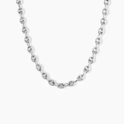 Sale Histoire d'Or Collier Maille Argent Carrus