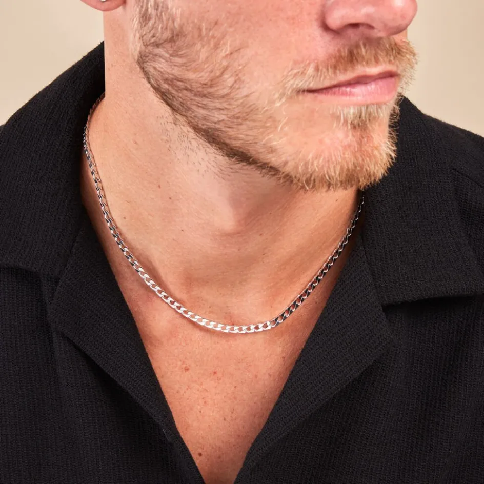 Best Histoire d'Or Collier Maille Santino Argent Blanc