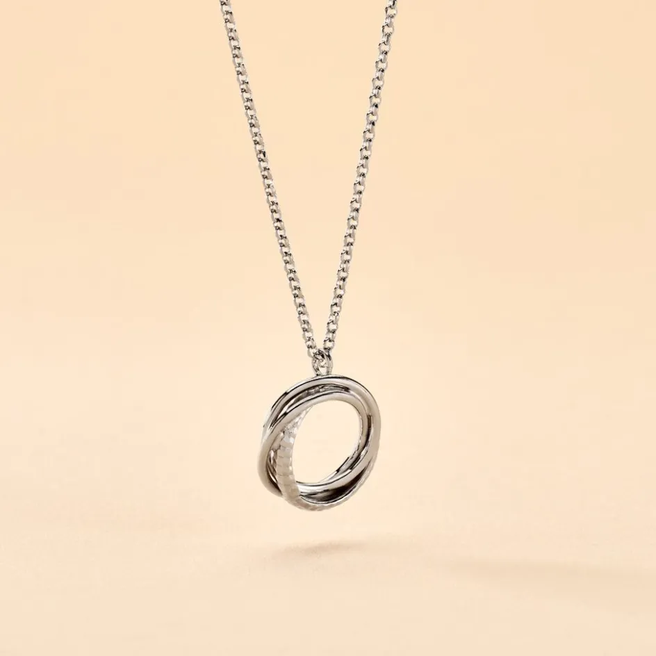 Sale Histoire d'Or Collier Manon Argent Blanc