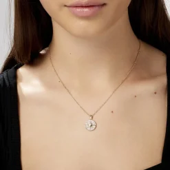 Clearance Histoire d'Or Collier Maria-carmen Plaqué Or Jaune Oxyde De Zirconium