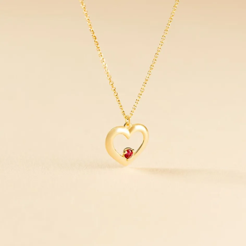 Best Histoire d'Or Collier Martella Or Jaune Rubis