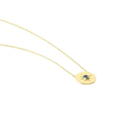 Outlet Histoire d'Or Collier Melchior or jaune saphir